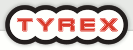 A TYREX autógumi gyártó logója.